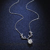 Moissanite Antler Necklace